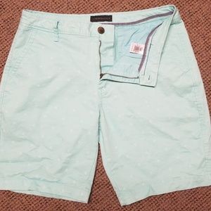 Stretch Flat-Front Chino Shorts 32